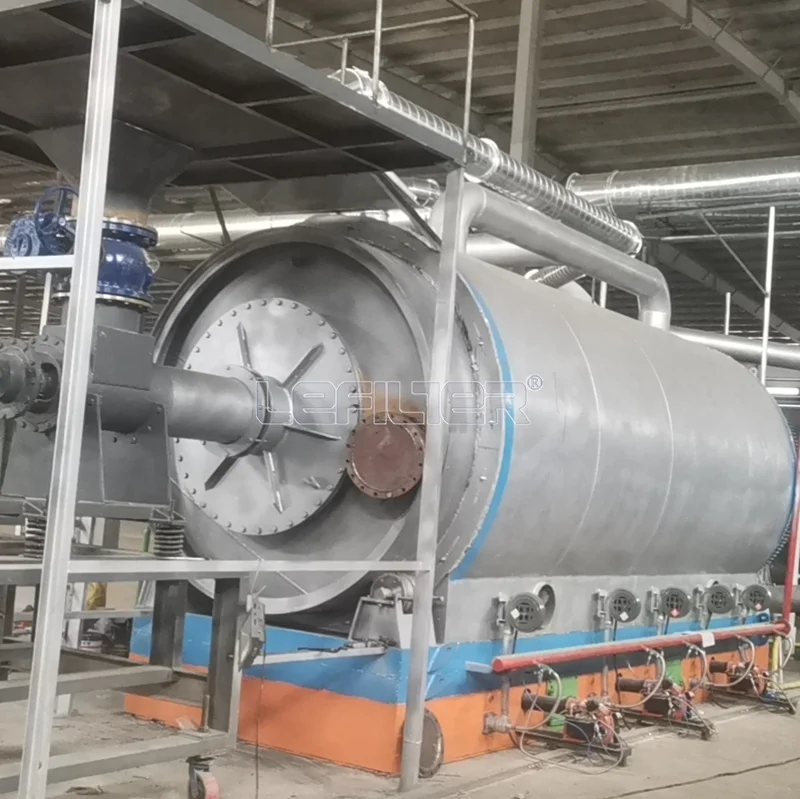 Fully Continuous  30 TPD Waste Tire Recycling Equipment Tyre Pyrolysis Plant for Sale