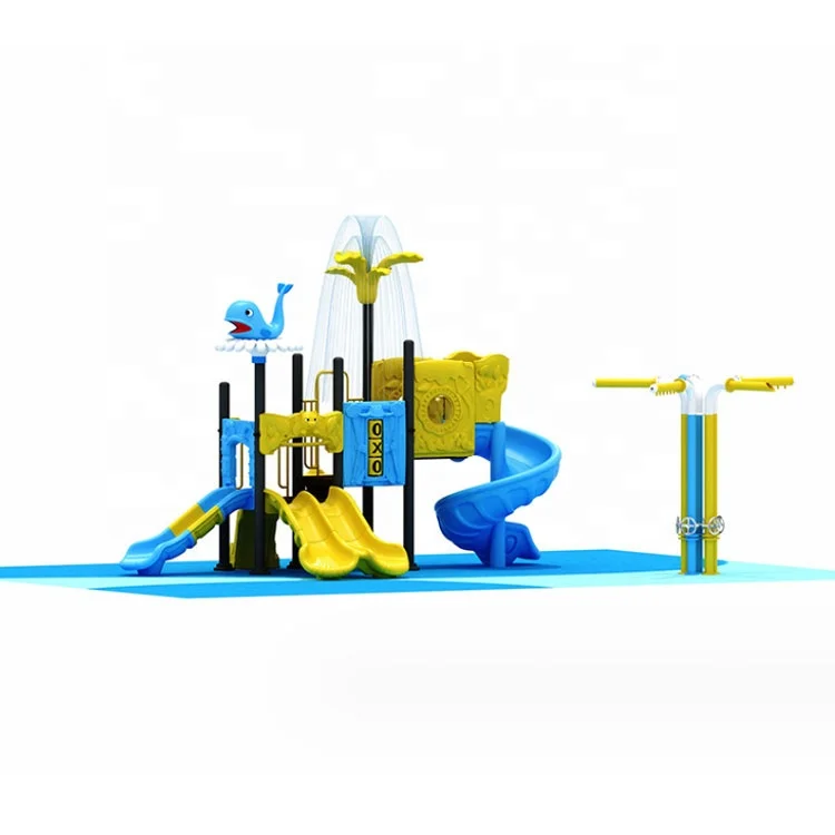 Kids Amusement Play Outside Water Plastic Slide for Water Park