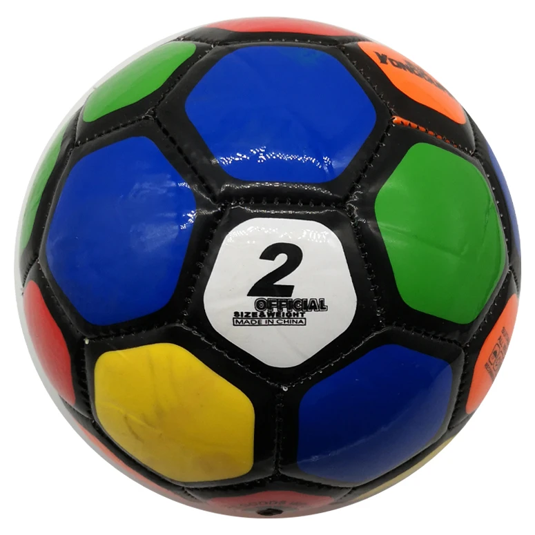 Official Size 2 PVC Soccer ball Colorful portable soccer football