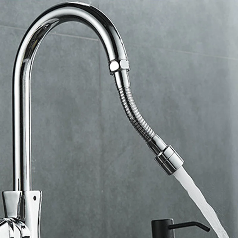 Universal Filter Nozzle Splash Proof Kitchen Flower Water Saver Nozzle Extended Full Copper Long Foam Faucet