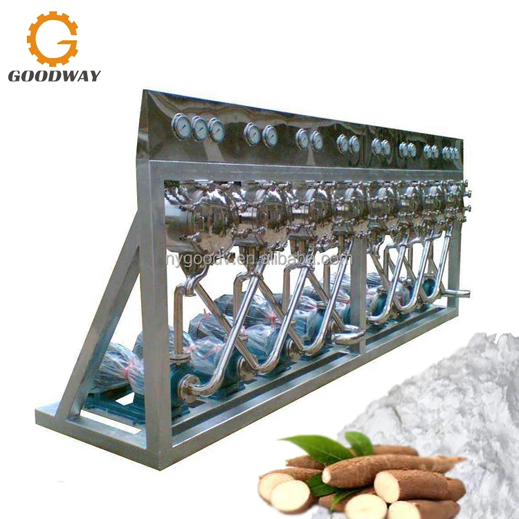 Automatic Cassava Starch Making Machine Tapioca Cassava Starch Production Line