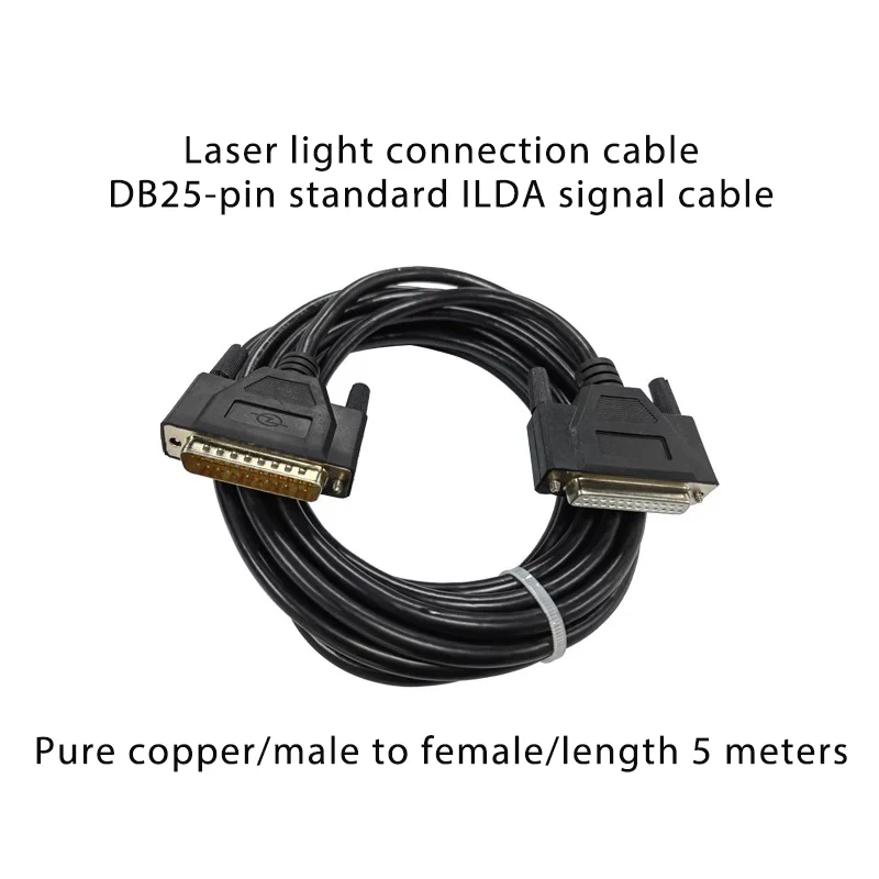 Cheap and durable Stage laser light signal line 25 pin ILDA laser software connection cable QS FB3 FB4 computer connection cable