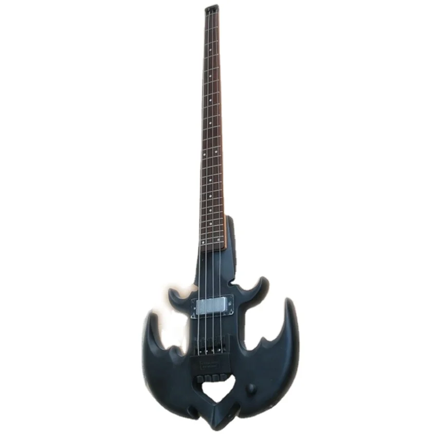 Weifang Rebon 4 string nice shape headless electric bass guitar