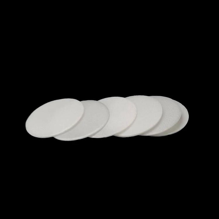 High Airflow round white food grade polyethylene bottle cap pe foam liners in roll for cosmetic jar