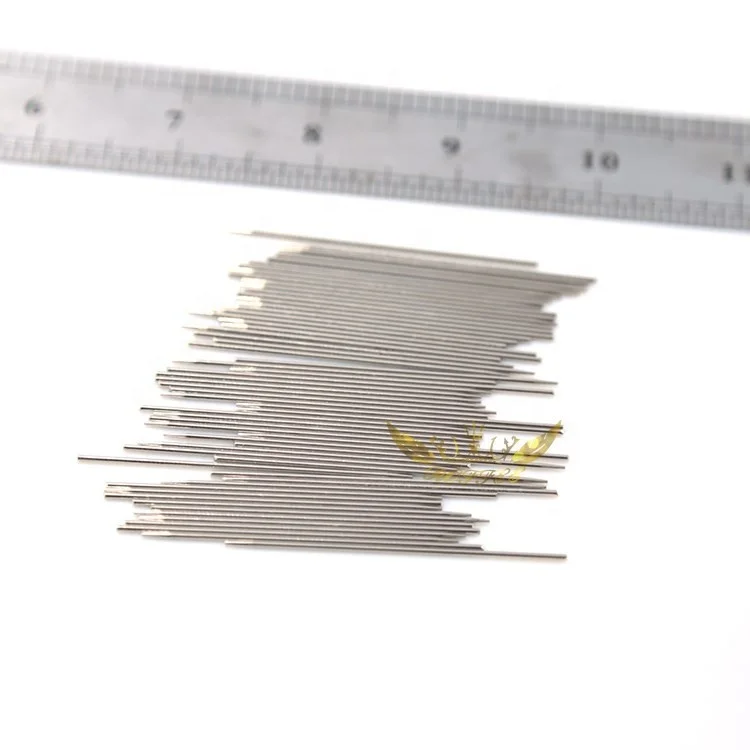 Roffee Woodwind Musical Parts 100 Pieces Sax Clarinet Oboe Bassoon Repair Parts Stainless Steel Pin Springs 1.0*55 mm