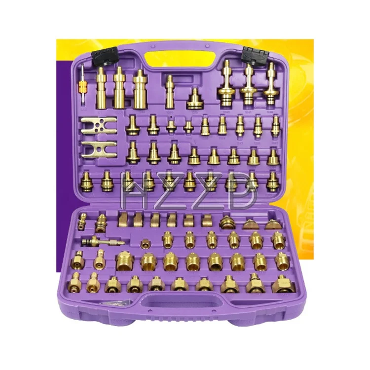 Auto AC Air Condition Car Leak Detector Connector Adapter Maintenance Tool Set Leak Tester Tool Kits for Japanese car Korean car