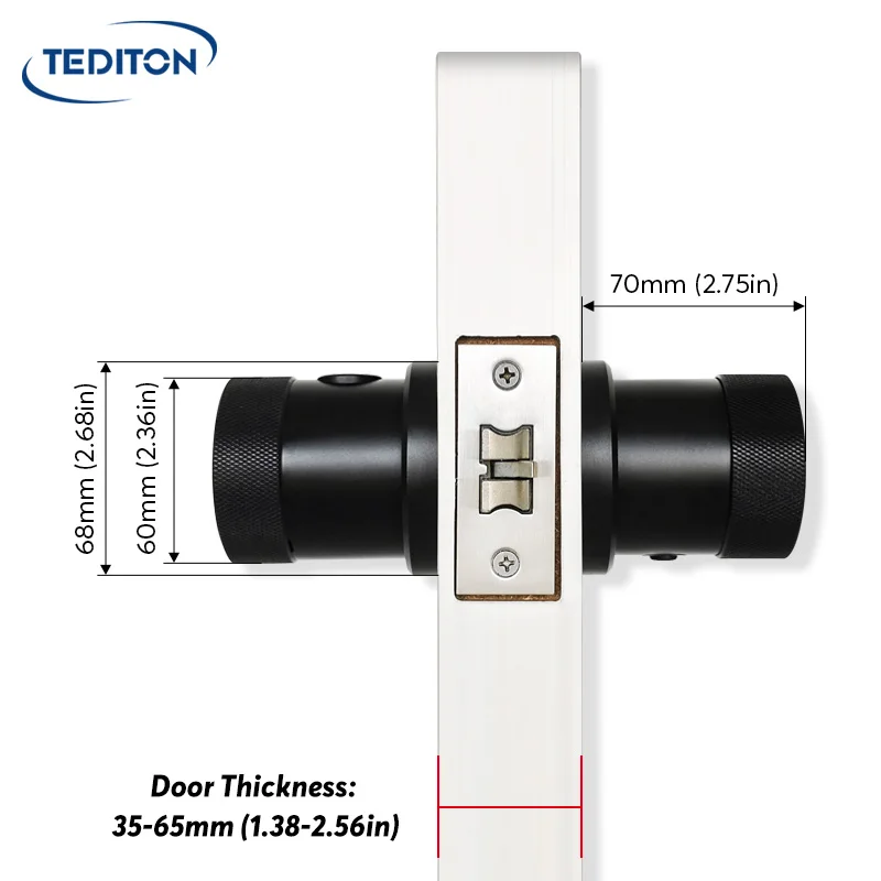Tediton wifi biometric fingerprint door lock Smart door lock fingerprint App electronic lock