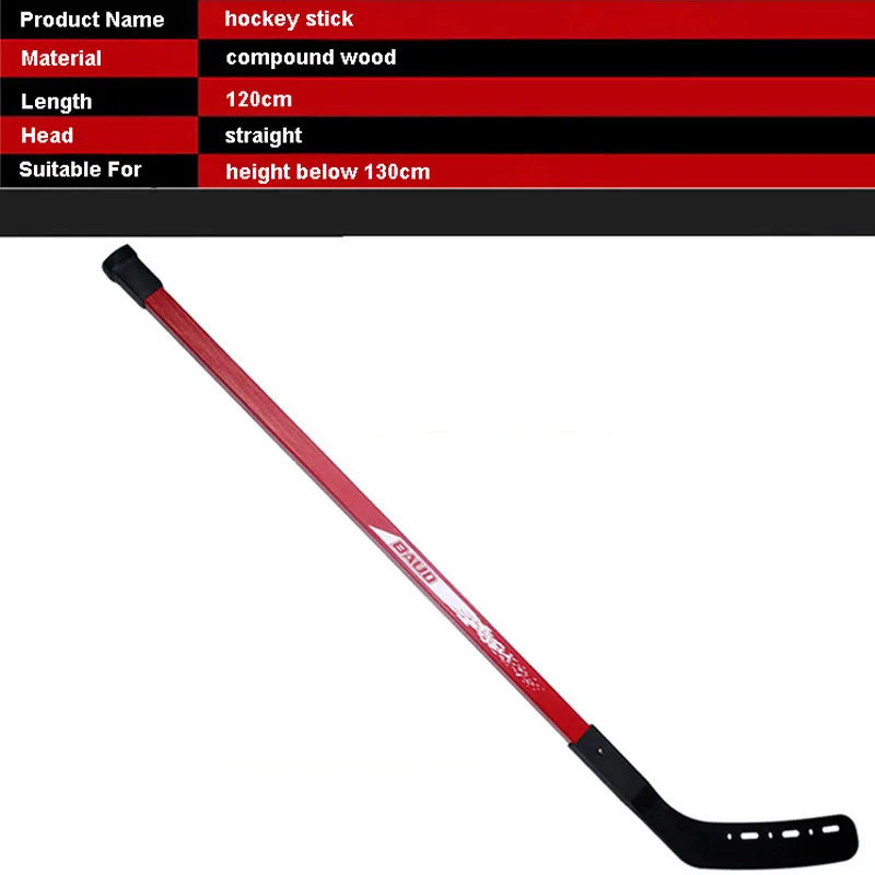 high quality custom bulk indoor ice mini composite wooden hockey stick