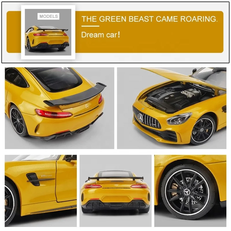 WELLY1/24 Супер спортивный автомобиль AMG GT гоночная модель литая автомобиля из сплава Коллекция классических автомобилей