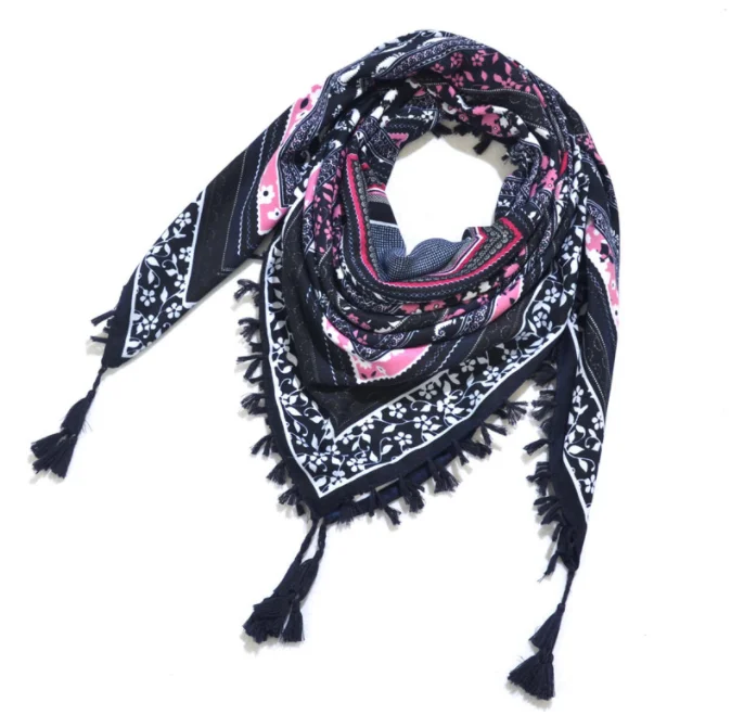 Fiona Custom High Quality Arab Men Keffiyeh Palestine Scarf With Tassel Outdoor Kerchief Multifunction men and women Arafat Sca