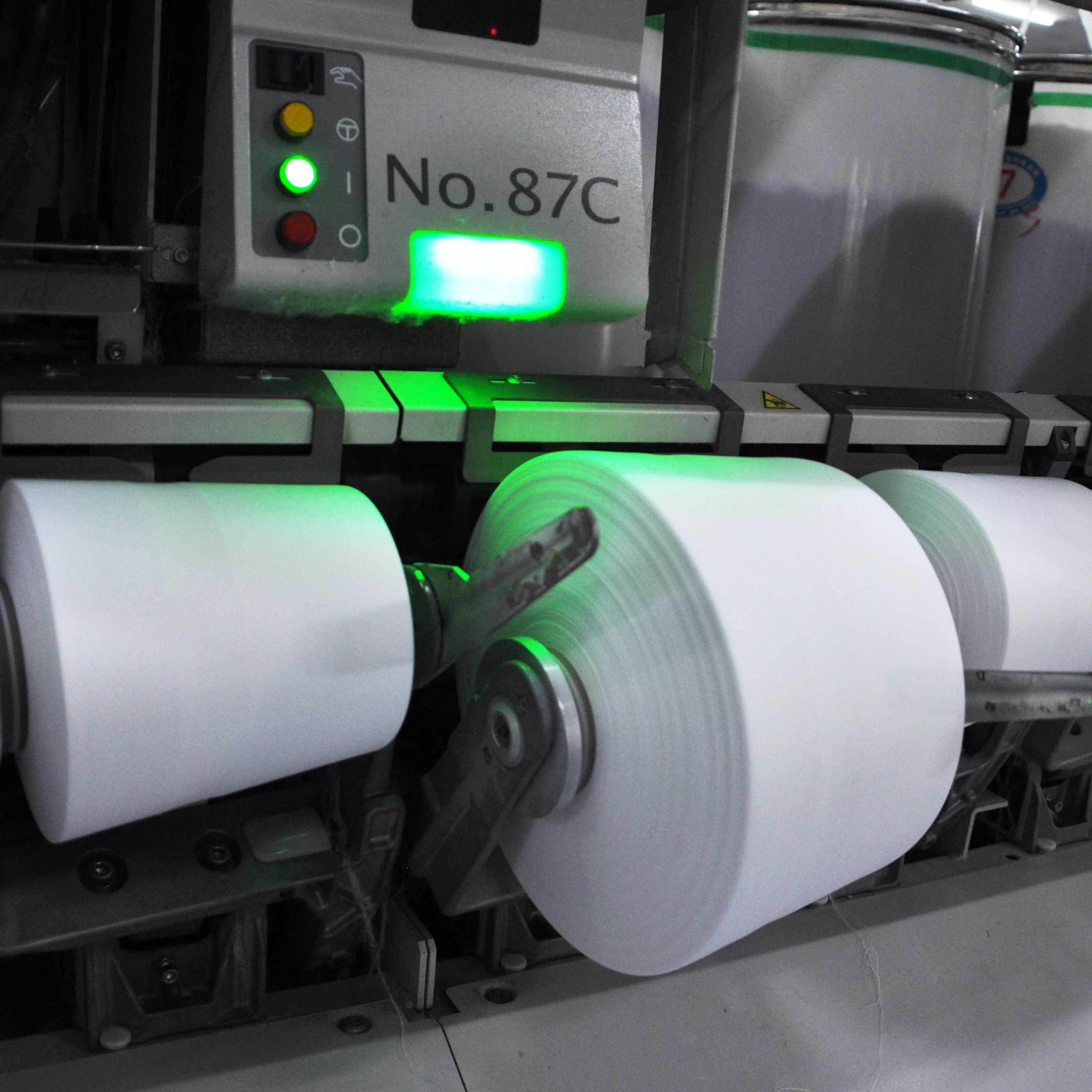 Comfort and Durability Recycled Yarn by Polyester with Shaped Cross Section Murata Vortex Spinning 9.5S-40S