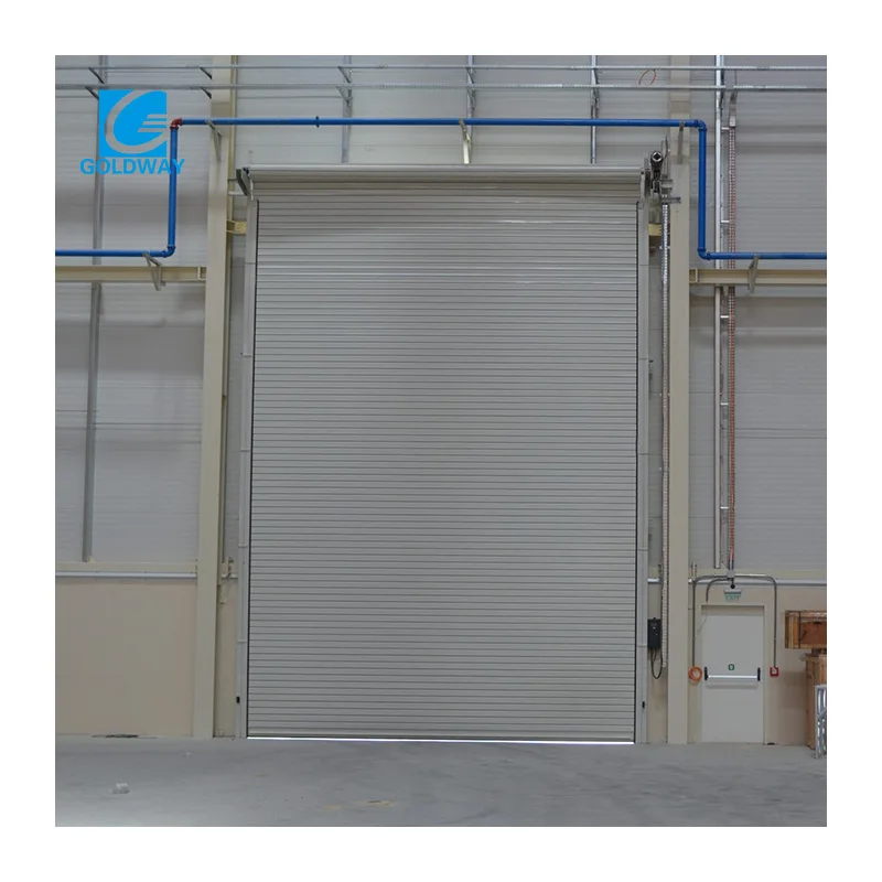 Automatic Durable Stable Roll Up Door Fire Rated Security Roller Shutter Door