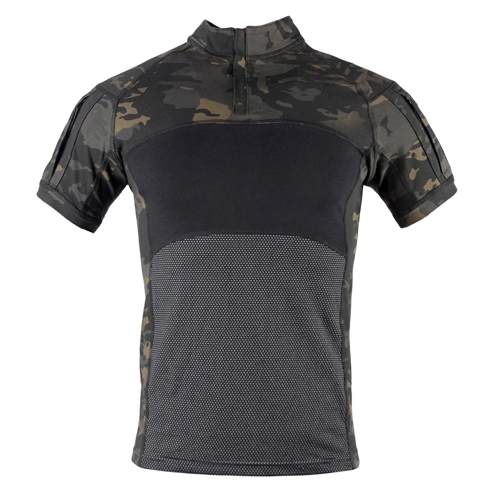 Wholesale 100% Cotton Tactical Shirt for Battle Man T-shirt Summer Camp