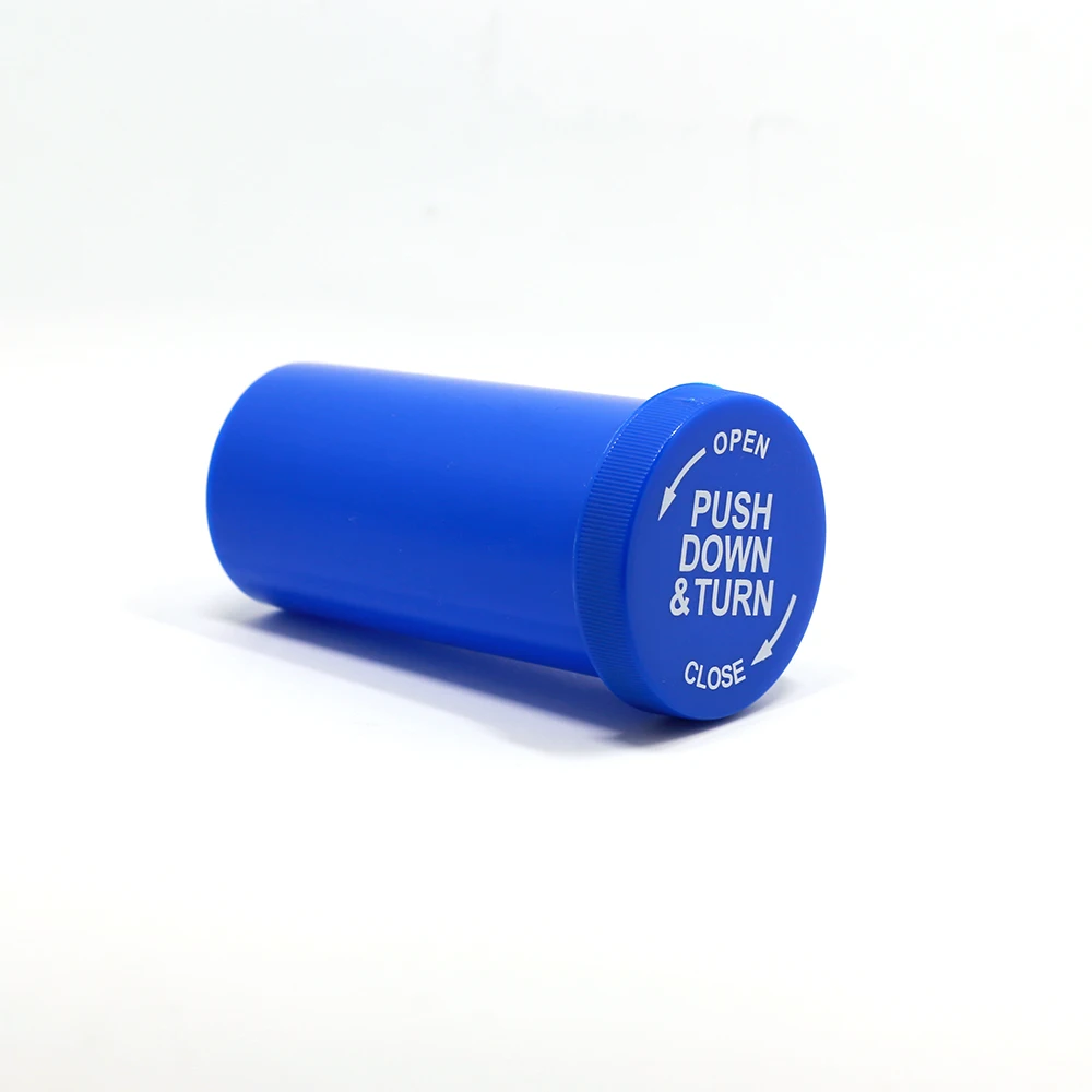 Custom size 50ml 30 ml 25ml 20ml 15ml 10ml 5 pill rx plastic childproof