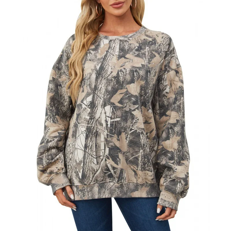 Unisex Abercrombie Camo Crewneck Sweatshirt Vintage Realtree Camo Sweatshirt Pullover Custom Camo Print Crewneck Sweatshirt