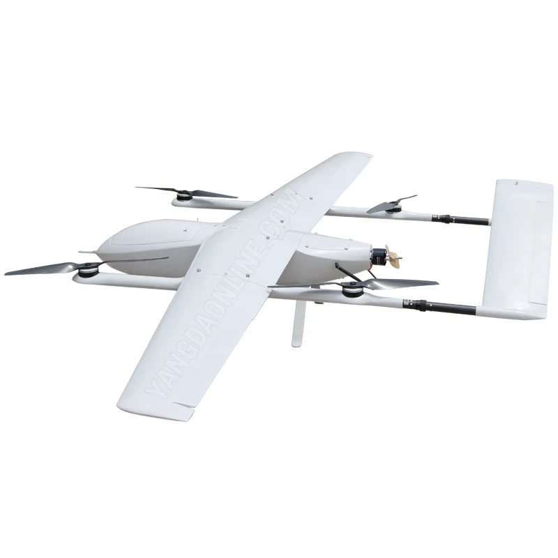 2.5 Hours Long Range Industrial Fixed Wing VTOL Drone for Aerial delivery