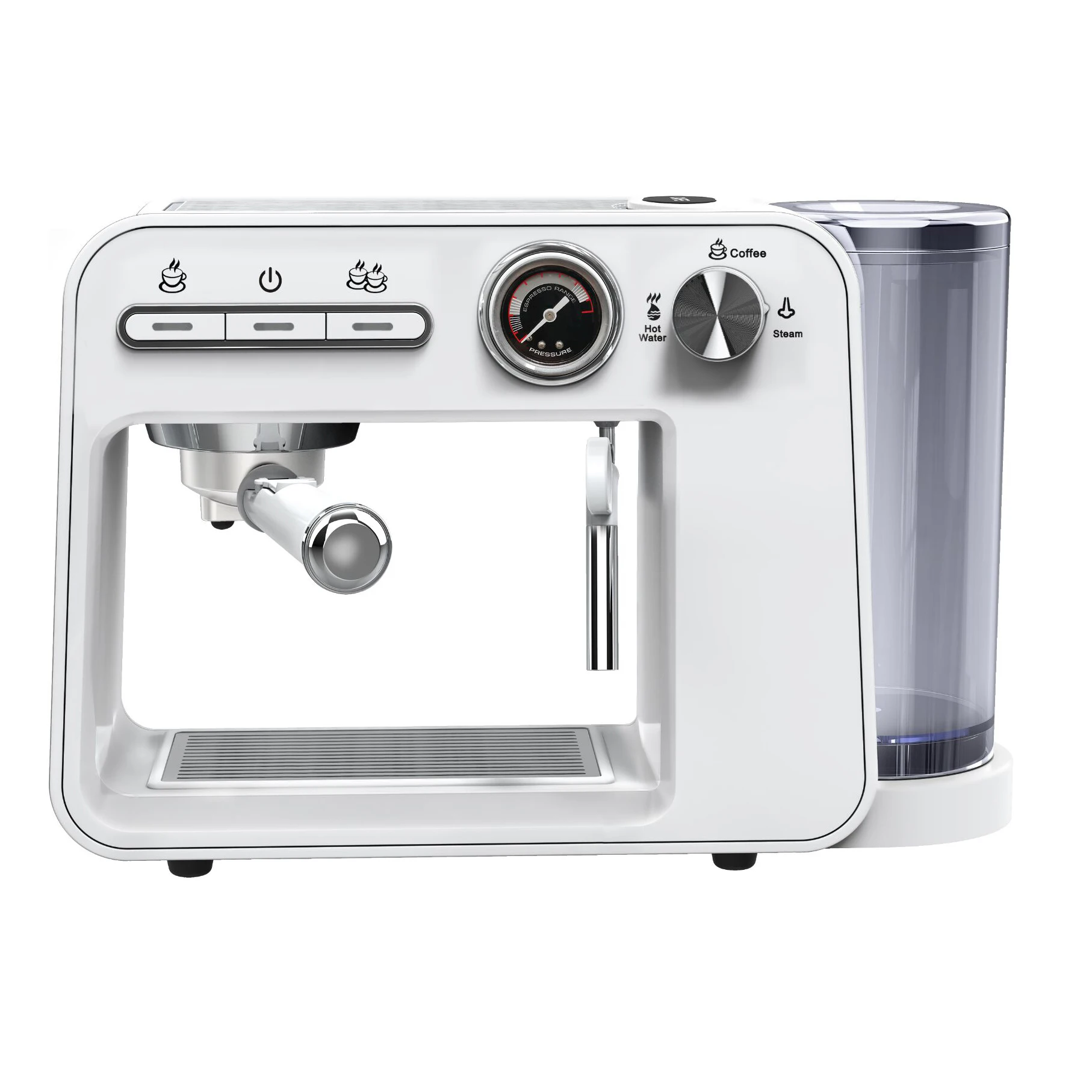 Coffee Espresso and Cappuccino Machine, Programmable Coffee Maker with Automatic Milk Frother