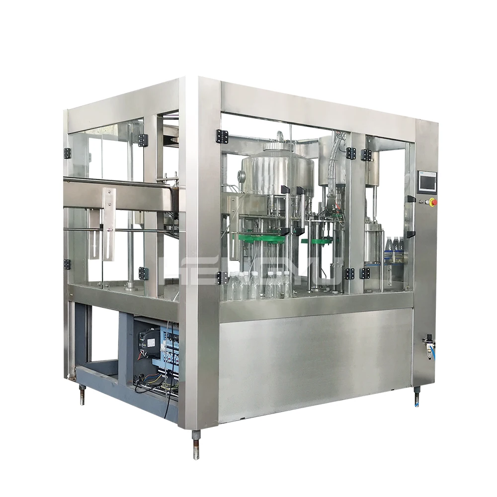 2000BPH Processing water filling bottle machine CGF 8-8-3 monoblock filler and capper