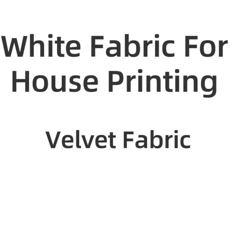 White Color Swim Fabric For House Printing