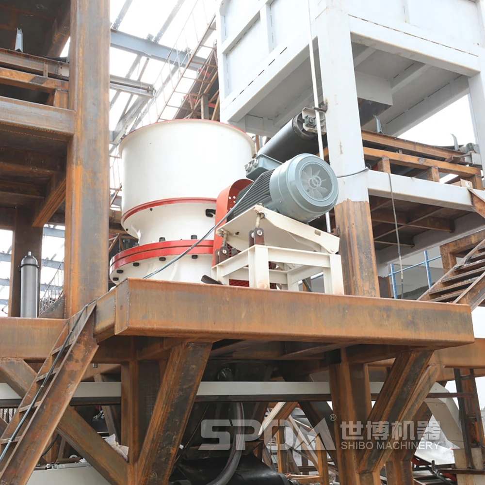 Superior quality small hp500 cone crushing copper gold iron ore basalt single cylinder hydraulic cone crusher