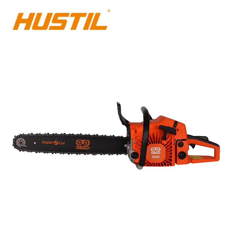 Latest Gasoline 58cc Chainsaw For Garden Cutting