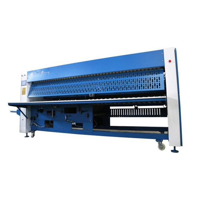 Manufacturers Provide Laundry Hotel Sheets Folding Stacker Automatic Fabric Folding Machine
