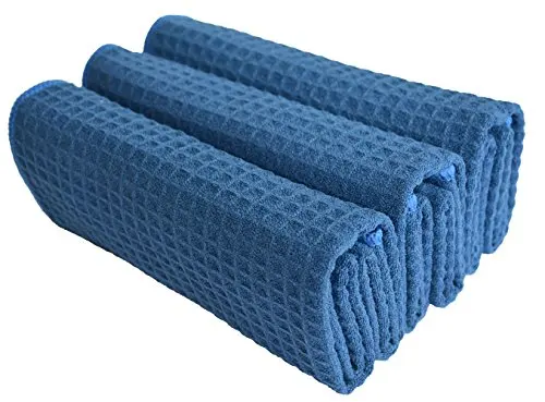 
Microfiber Fabric kitchen towel high absorbent microfiber waffle hand towel 