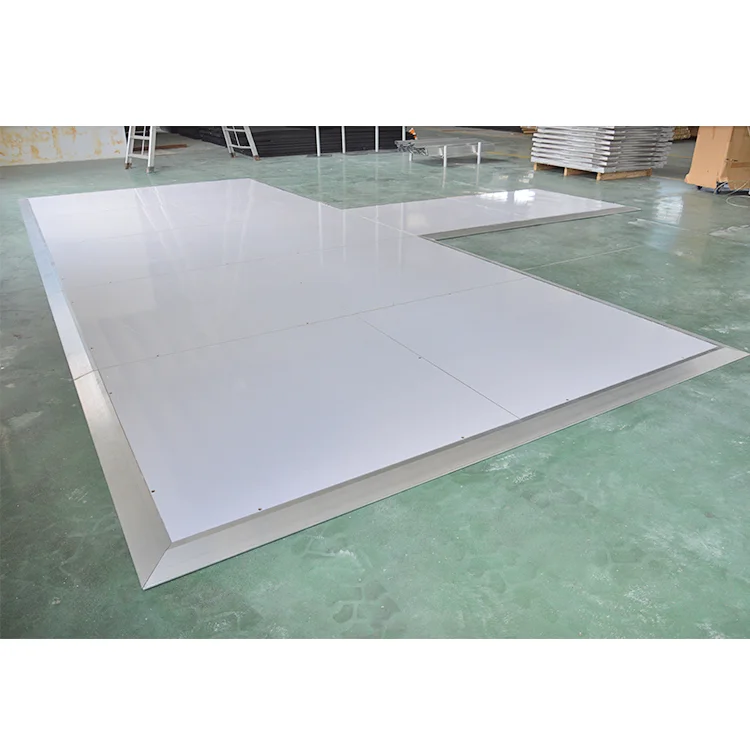 China Supplier Portable Pure White Dance Floor for Wedding