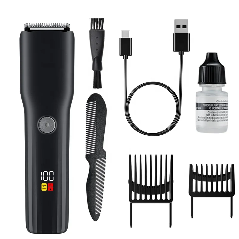 Resuxi 112 Professional IPX7 Waterproof Hair Trimmer Set 600mAh Battery Men Rechargeable Cordless 0.5-20mm Beard Trimmer