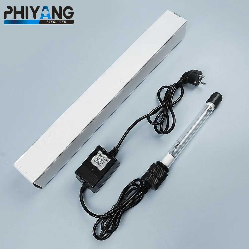 Submersible Ultraviolet Lamp UVC-30W 254nm quartz disinfection lamp submersible water uv lamp sterilization for aquariums farms