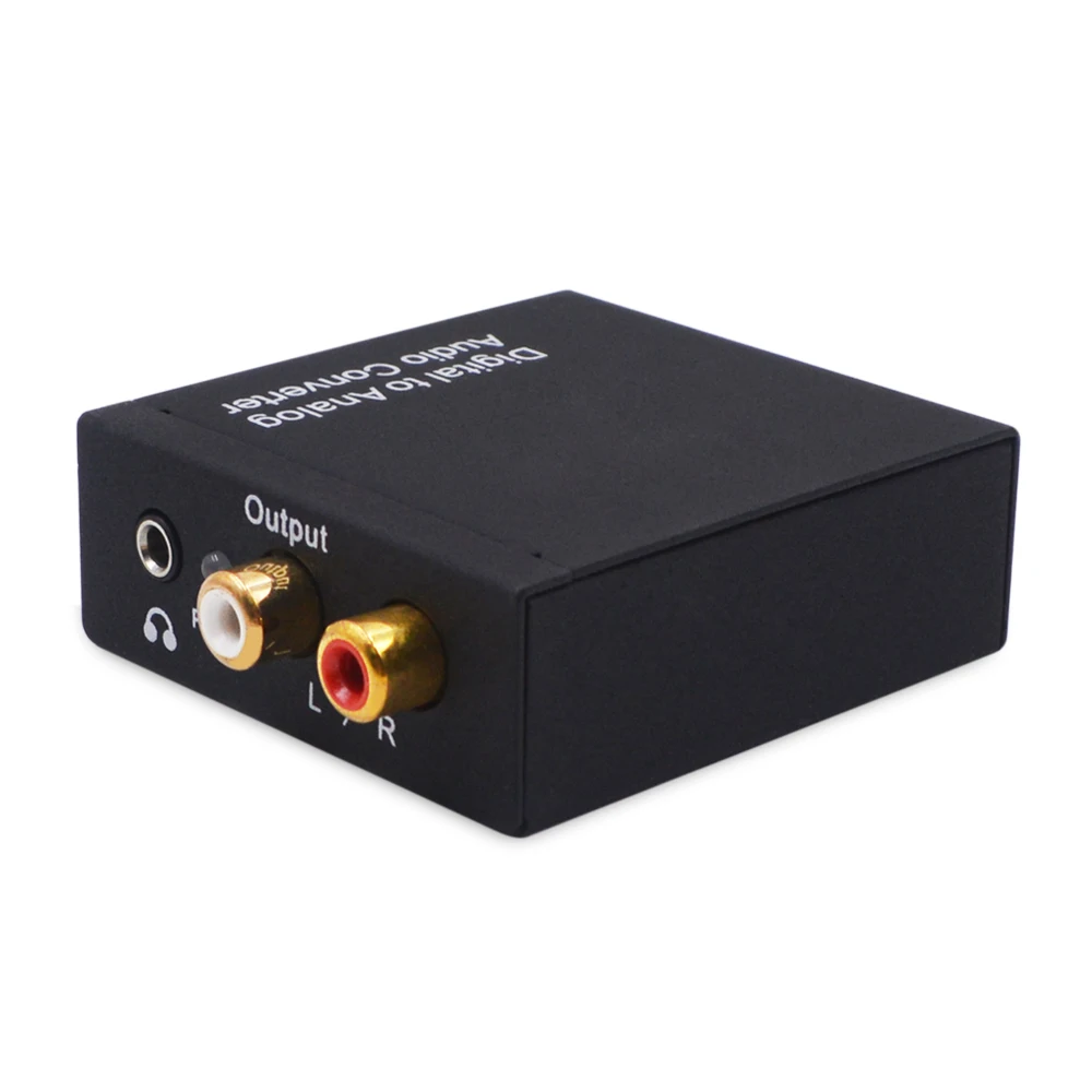 Audio converter digital to analog optical audio to analog converter Coaxial Digital to Analog Audio RCA L/R 3.5mm Converter