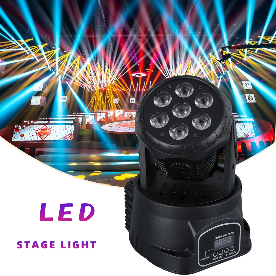 Disco Stage Dj Par Light Moving Head 60W Music Control DMX 512 Stage Lighting Beam Light