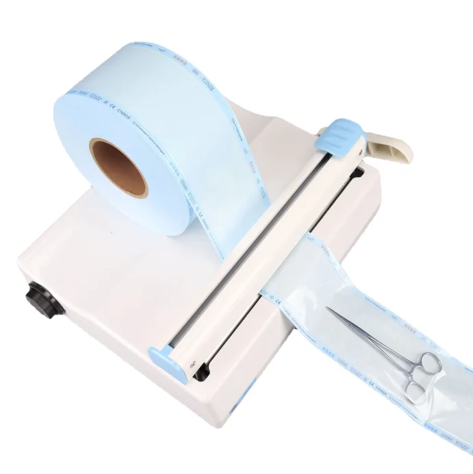 all size medical grade flat reels roll customized heat sealing sterilization pouches