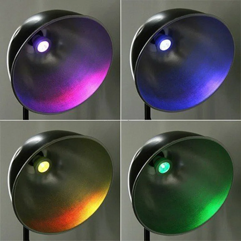 Mix Colors Changing E27 E14 GU10 Spotlight rgb led spot light 3W Nightclub led lights spot lights