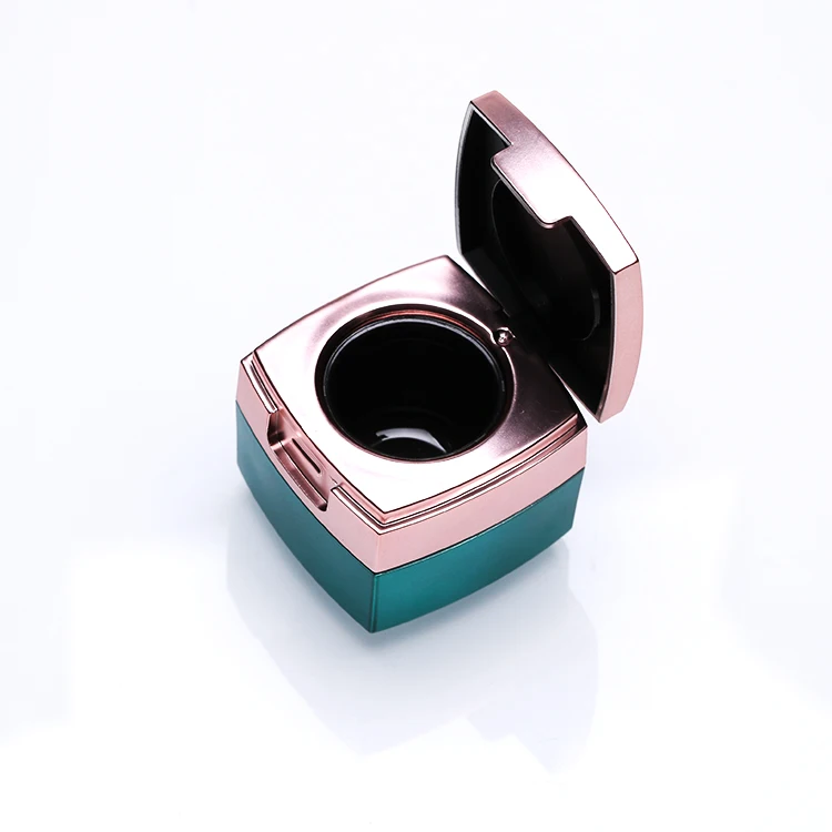 5g flip caps luxury sweet plastic square cosmetic jars frosted china factory price wholesale makeup brushes container with lids