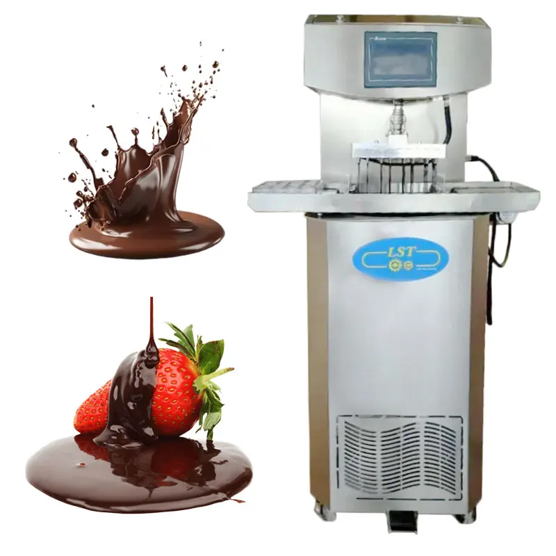 LST batch tempering machine 25/60/100L  high quality  chocolate tempering machine with customize dosing plate for sale