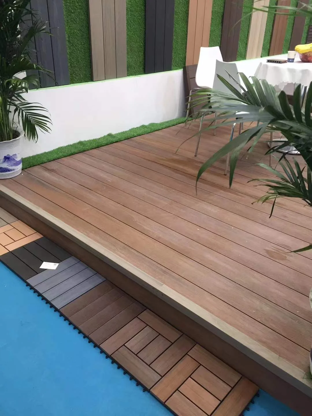 Factory price Co-extrusion flooring composite Decking outdoor plastic wood pool deck composite flooring