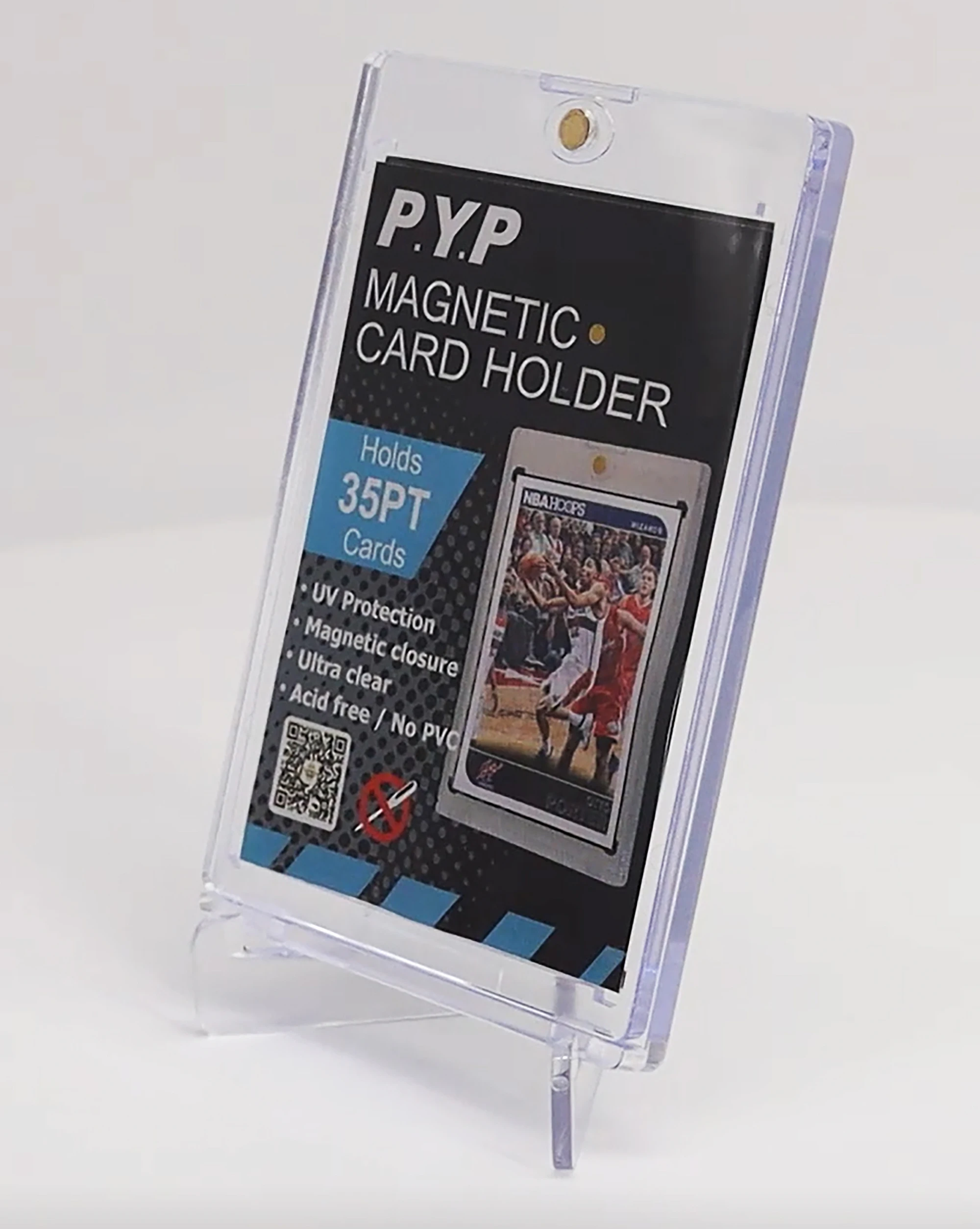 35Pt Uv Protection Ultra Clear One Magnetic Card Holder Magnetic Close Trading Card Case