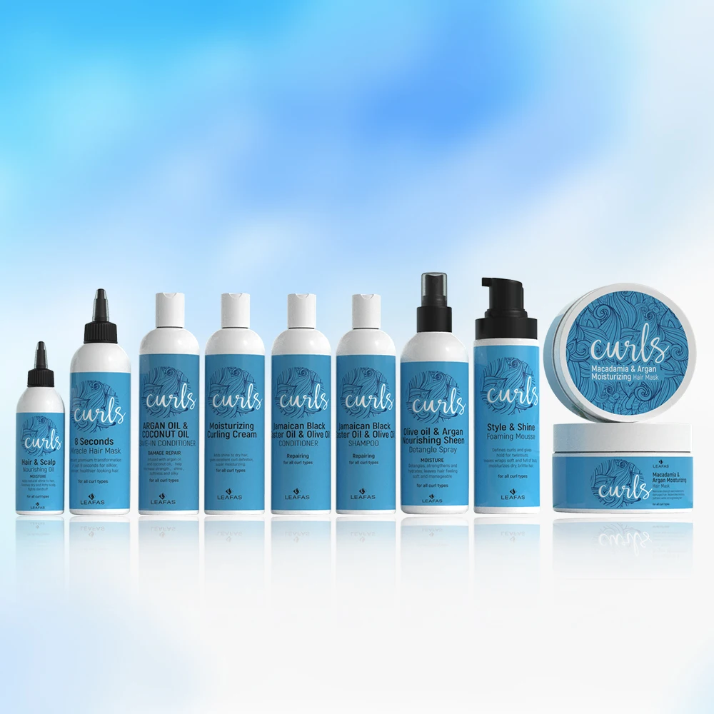 OEM Curl Enhancing Shampoo and Conditioner wholesale Marula Hair Oil & hair cream for Curly Hair Moisturizing Shampoo