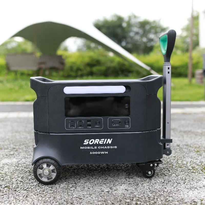 Solar Generator 2500w Emergency Power Box Portable Power Station with Wheels Original Lifepo4 3000 Cycles Solar Panels MPPT 13KG