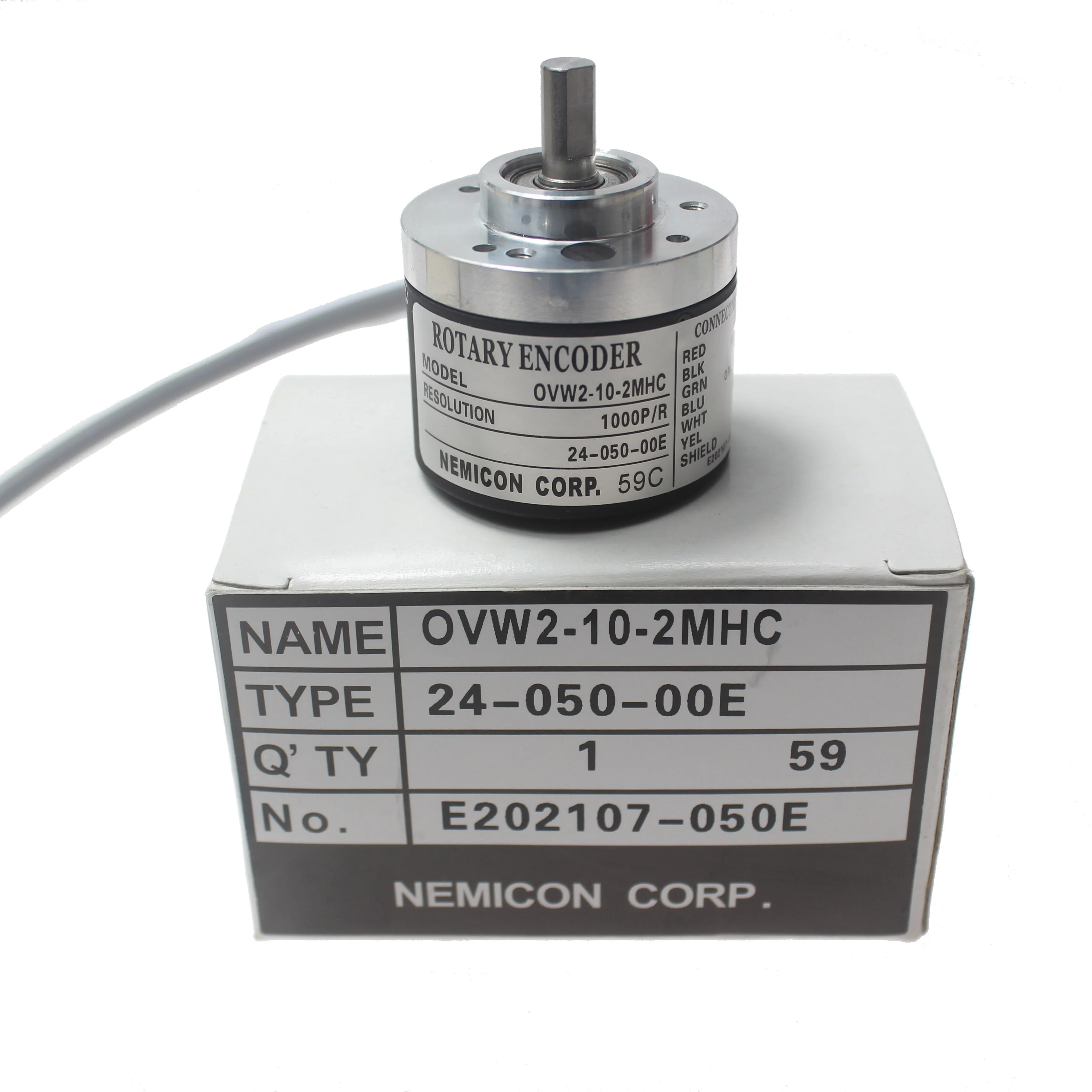 Hot Sale Incremental Shaft Encoder OVW2-10-2MHC Rotary Pulse Encoder 1000ppr