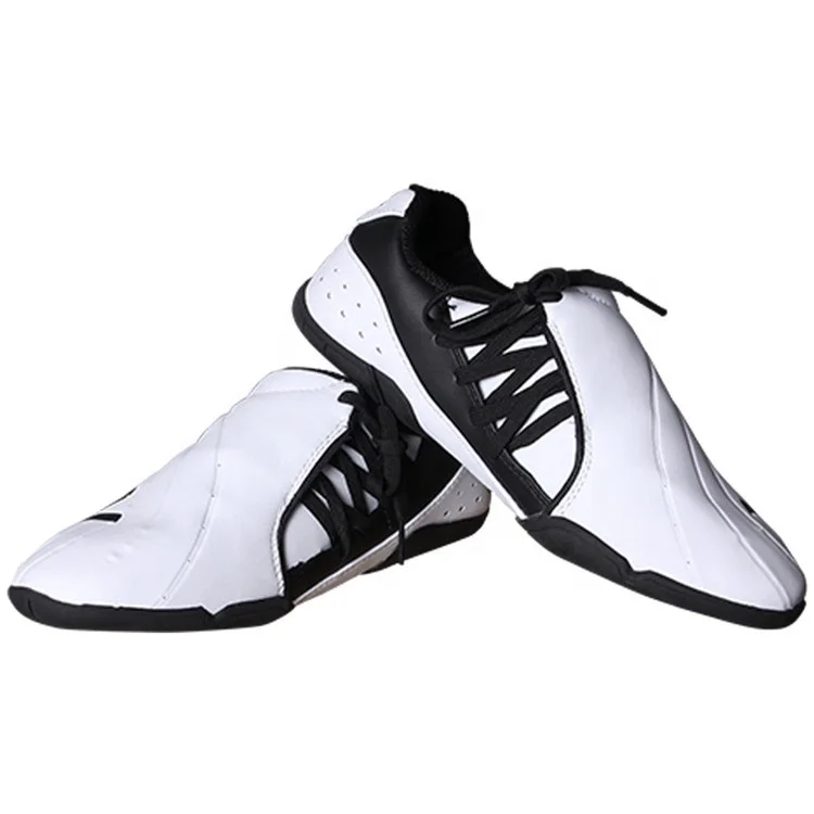 Supfreedom Taekwondo Training Equipment Microfiber Upper Rubber Sole Taekwondo Shoes With Shoelaces