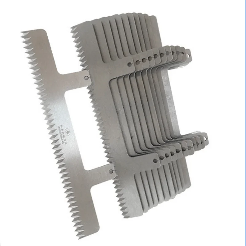 Режущие лезвия для упаковочной машины, пищевая упаковочная машина, зубчатые лезвия