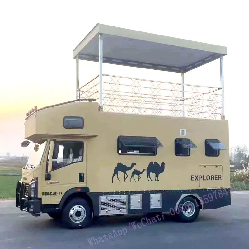 All Terrain Lightweight Aluminum off Road Caravan Offroad Motorhome Pop Up Camper Trailer Camper-para-pickup for Sale