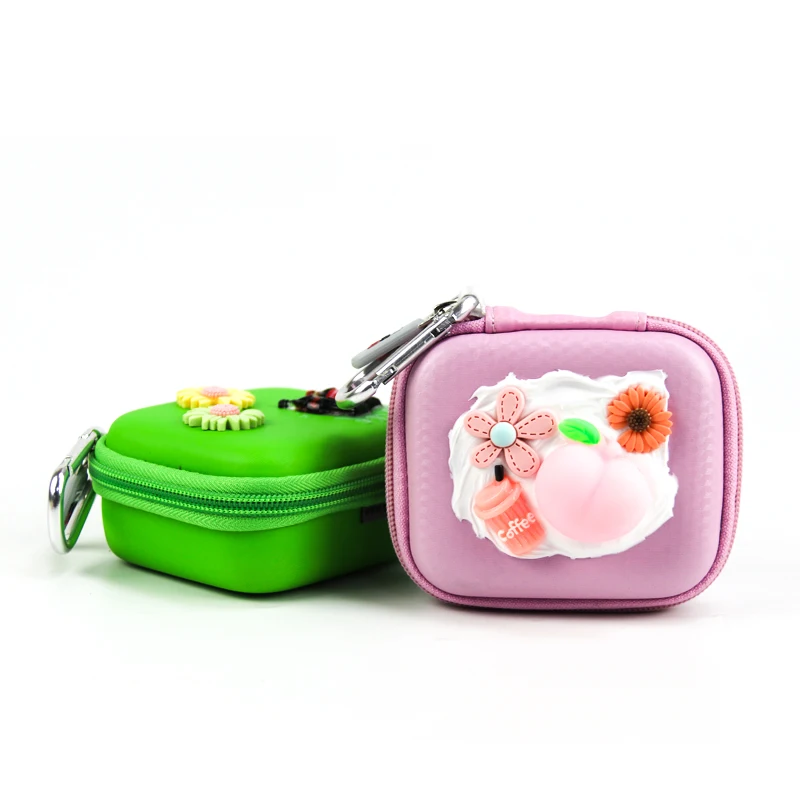 Small Hard Storage Cute Case with Unpack The Toy Wireless Headphones Gift Case Present