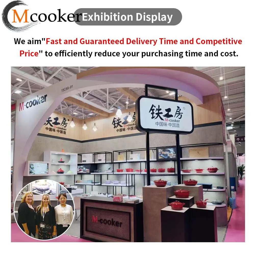 2025 оптовая продажа немецкая русская японская антипригарная кухонная эмаль чугунная посуда