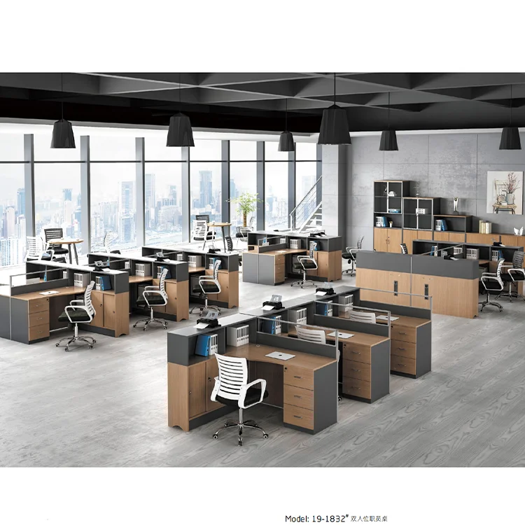 Low-priced wholesale aluminum partition office desk cubicle call center workstation for 1 2 4 6 8 people.