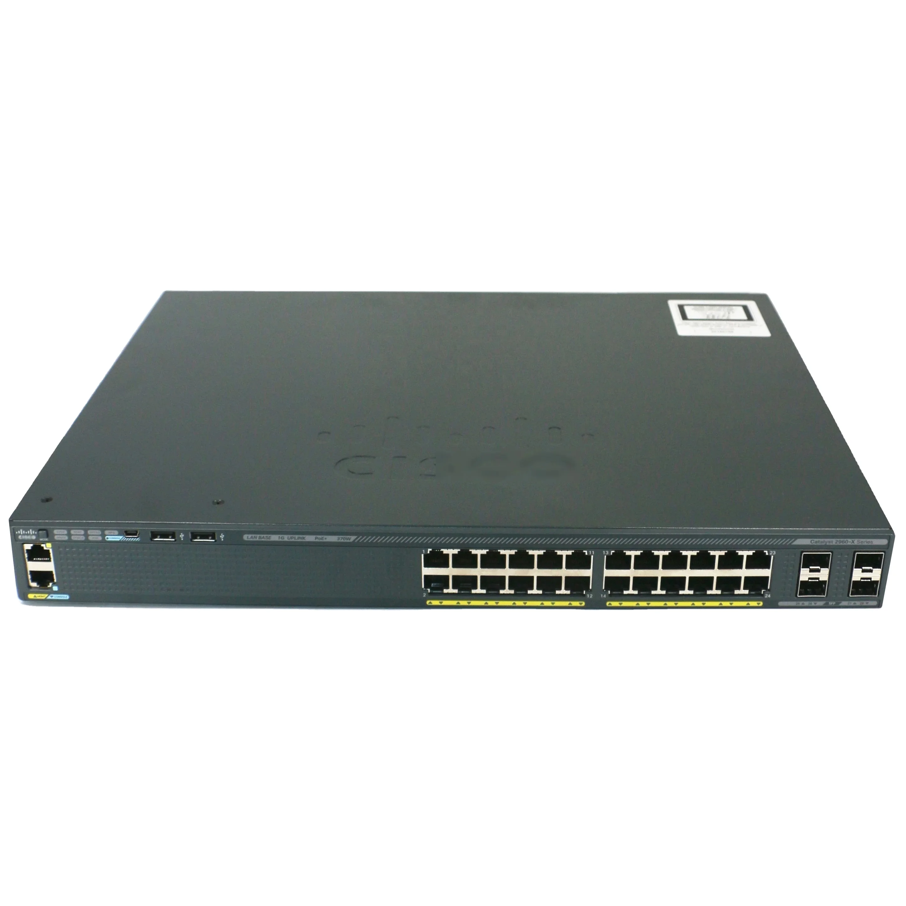 WS-C2960X-24PS-L 24 портов 10/100/1000 м коммутатор питания через Ethernet управляемый сетевой gigabit C2960X серии оригинальный бренд Новый