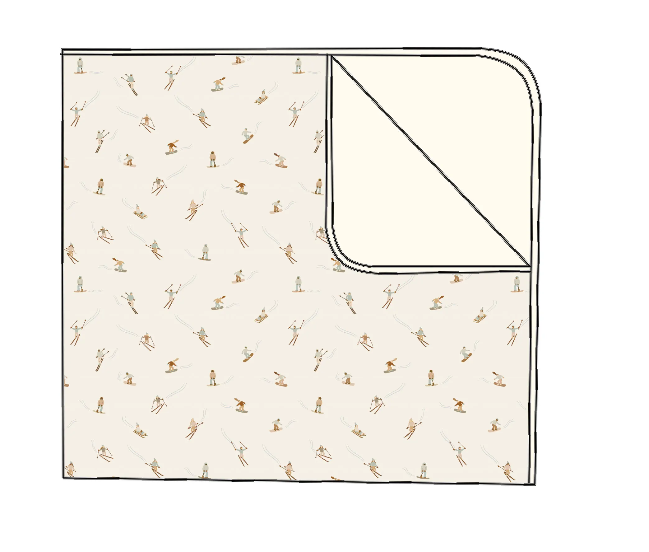 Liangzhe ODM custom pattern color All Season 100% Bamboo Fiber Knitted Baby cute soft Blanket