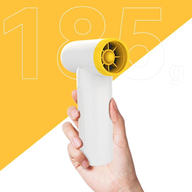 1000mAH High Speed Strong Wind Portable Wireless Ionic Hair Dryer Cordless Rechargeable Leafless Mini Travel Hair Dryer Blower